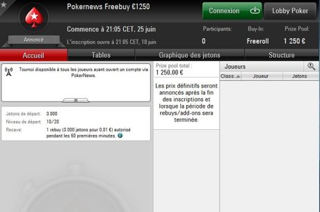 PokerStars : Misez 1 cent et empochez votre part des 1250€ garantis