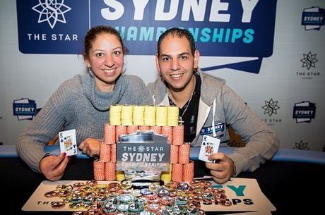 Despina Yiannakoulias and Andrew Markos Make a Great Team at The Star Sydney Championships