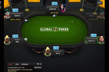Global Poker Offers Fast Cashouts for U.S. Online Poker Players