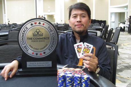 Global Casino Champion Sean Yu Adds Commerce Poker Title