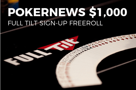 Jogue o Nosso Freeroll de $1,000 no Full Tilt a 1 de Outubro