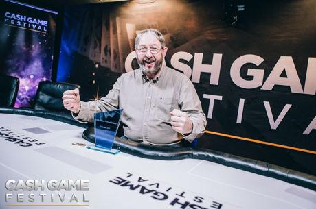 Kevin Malone Lifts the Trophy at the Cash Game Festival Dublin