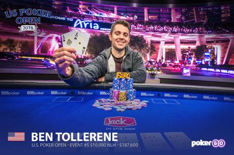 Ben Tollerene Leva o Título no Evento #5:$10,000 NLHE do US Poker Open