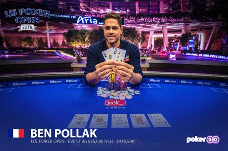 Benjamin Pollak Wins Event #6: $25,000 NLH for $416,500