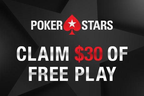 Ganhe $30 Grátis no PokerStars Hoje