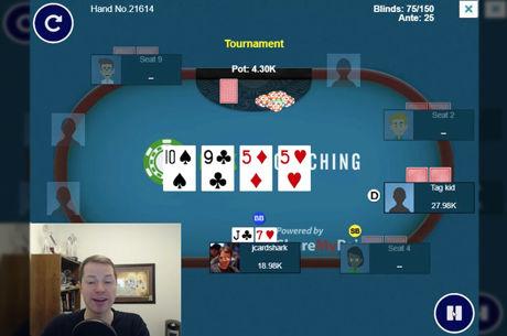 Check-Raising the Flop With a Gutshot and Overcard