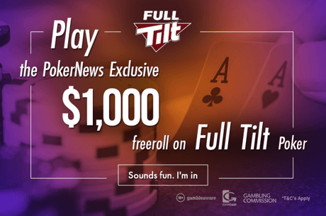 O Nosso Freeroll no Full Tilt a 30 de Junho tem $1,000 para o Campeão