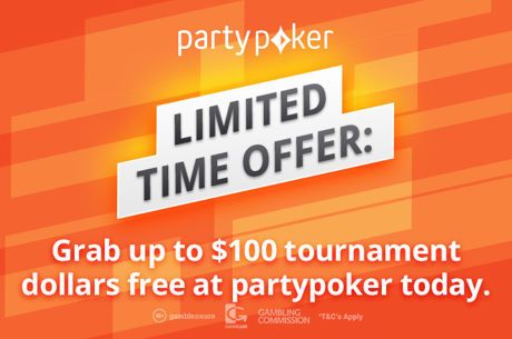 Limited Time Offer: Grab up to $100 Tournament Dollars at partypoker