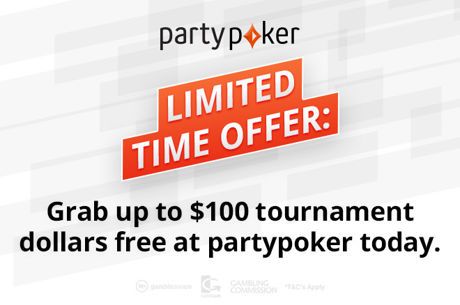 Limited Time Offer: Claim Up to $100 in Tournament Dollars at partypoker