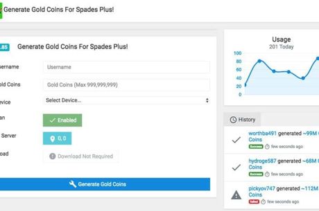 Spades Plus Cheats for Gold Coins: Hack 2018 (LIVE!)