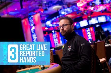 Three Great Live Reported Hands: A Bubble, a Tat, and Negreanu's Read