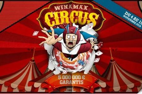 Winamax Circus : 5 millions garantis dès le 4 novembre, le calendrier complet