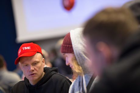 Ilari Sahamies on Day 1 of the OlyBet Kings of Tallinn