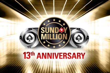 PokerStars Celebra 13º Aniversário do Sunday Million com $10 Milhões Gtd