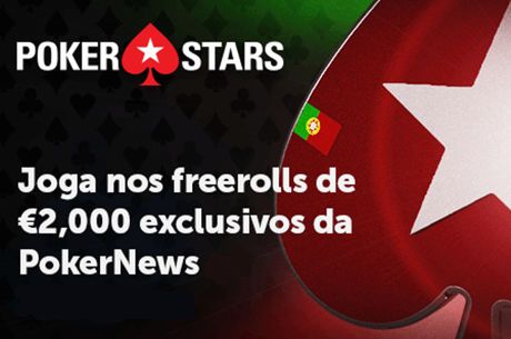 Ganha uma Parte de T€8.000 nos Freerolls Exclusivos na PokerStars.pt