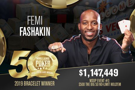 Femi Fashakin Campeão do Maior Torneio de Poker ao Vivo da História