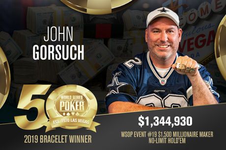 John Gorsuch Recupera de 2 BBs na FT para Vencer o Millionaire Maker da WSOP