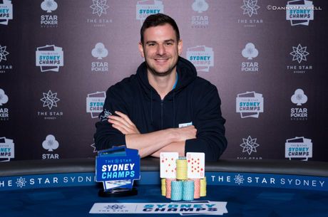 Sean Ragozzini won the 2019 The Star Sydney Champs $20,000 High Roller.
