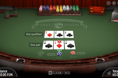 Trey Poker: a New Online Poker Game to Discover