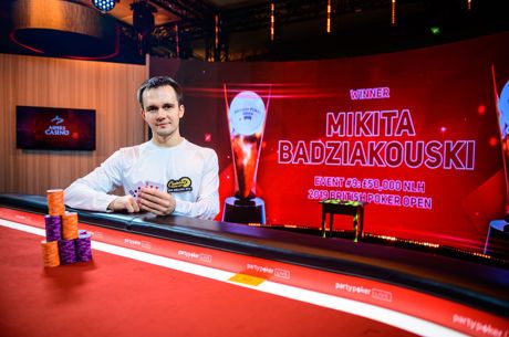 Mikita Badziakouski Wins British Poker Open £50,000 NLHE (£486,000)