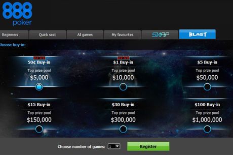 Brasileiro "JCDias888" embolsa US$ 90.000 em 12 minutos no BLAST do 888poker