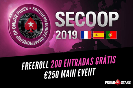 Freeroll com 200 Entradas de €250 para o SECOOP Main Event