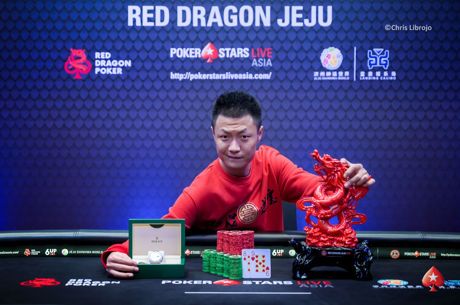 Zhihao Zhang Wins 2019 PokerStars LIVE Asia Red Dragon Jeju Main Event