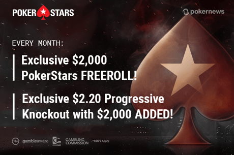 Participe de um Freeroll de $2K e um torneio PKO com $2K adicionados no PokerStars