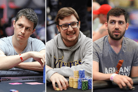 Bruno Volkmann, Pedro Madeira e Hélio Neves forram pesado no PokerStars