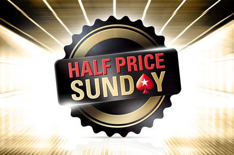 Half Price Sunday retorna ao PokerStars neste domingo - Sunday Million por apenas $54,50!