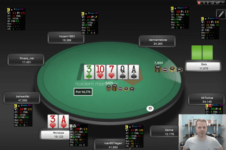 Jonathan Little's Weekly Poker Hand: Fold Two Pair to River Overbet?