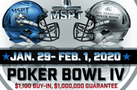 MSPT Poker Bowl IV Heads to Venetian Las Vegas During Super Bowl Weekend