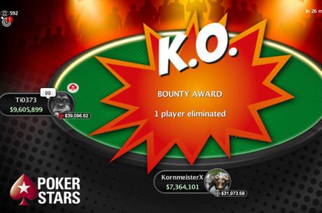 PokerStars altera premiações e testa nova distribuição de bounties nos torneios PKO