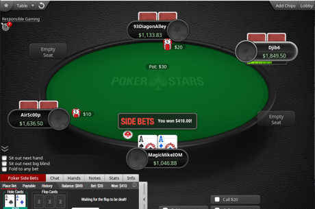 'Poker Side Bets' Now Available on PokerStars