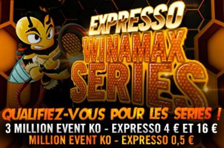 Winamax Series: Qualifiez-vous pour les tournois MILLION sur un Expresso