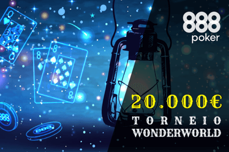 Ganha uma parte de €20.000 por apenas €1 no Torneio Wonderworld da 888poker