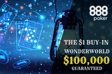 Ganhe uma parte de $100.000 por apenas $1 no Torneio Wonderworld do 888poker