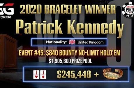 Patrick Kennedy ouvre son palmarès WSOP (245.448$)