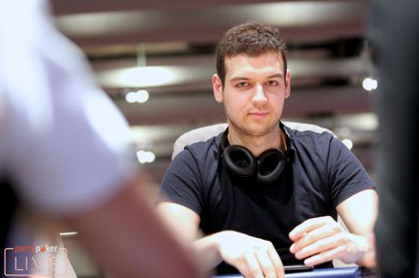 Michael Addamo leads the World Poker Tour World Online Championships $100,000 super high roller on partypokert