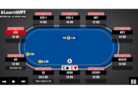 WPT GTO Trainer Hands of the Week: Defending your Button on Shallow Stacks
