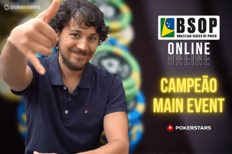 Português Jorge Abreu crava BSOP Online Main Event e fatura US$ 94.916