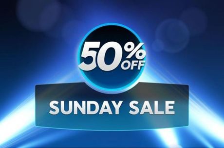 Sunday Sale no 888poker - jogue os maiores torneios de domingo com desconto de 50%!