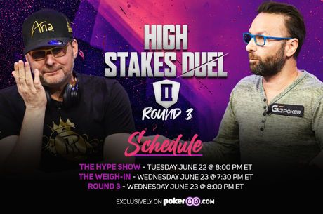 Hellmuth and Negreanu Face Off for $400,000 in High Stakes Duel II