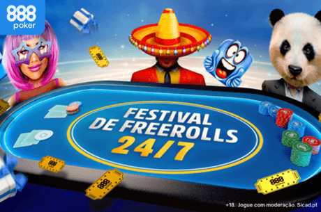 Mais de €10.000 em prémios por semana no Festival de Freerolls da 888poker