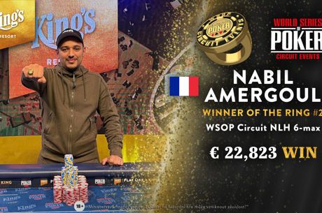 WSOP Circuit: Le triomphe et la bague pour Nabil Amergoul (22.823€)