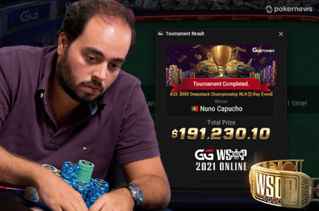 Nuno Capucho é campeão nas WSOP Online 2021 e conquista 6ª bracelete para Portugal!