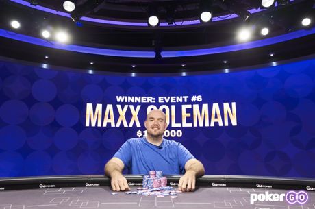 Maxx Coleman Scores Win in Poker Masters Event #6: $10,000 8-Game
