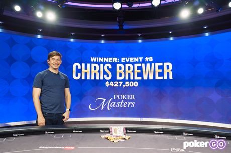 Up-and-Coming Chris Brewer Ships Poker Masters Event #8: $25K NLH