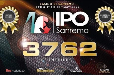 3.762 entrants, l'IPO cartonne à San Remo