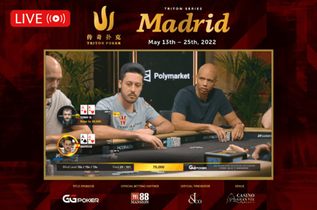 Transmissão ao vivo Triton Poker Series Madrid [Live Stream]